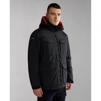 Parka Napapijri 20-22 para hombre en color verde con cremallera