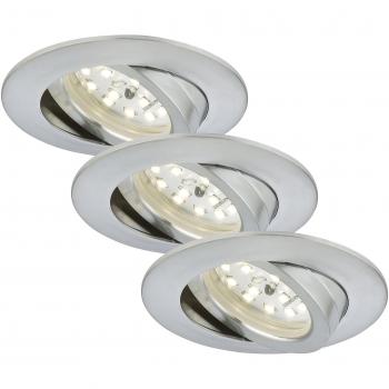 Bert LED Spot encastré – Trio orientable