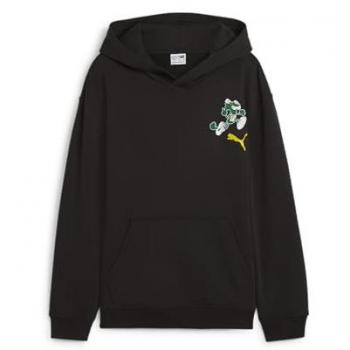 PUMA DOWNTOWN SUPER Hoodie für Jungen Gr. 176 schwarz