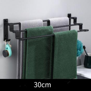 Barre de suspension murale – serviette noire matte