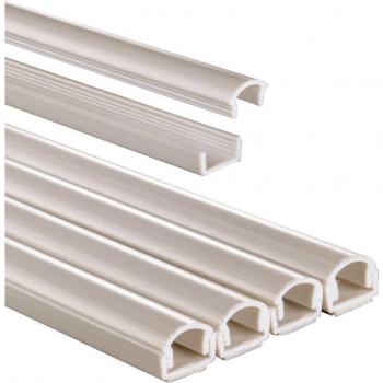 Cache-cavi PVC 100/0,6/0,7 cm B 4 pezzi bianca