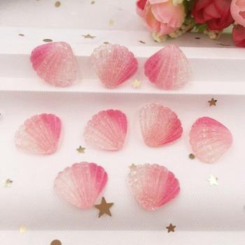Gradient Glitter Resin Cabochon for DIY Decor G08