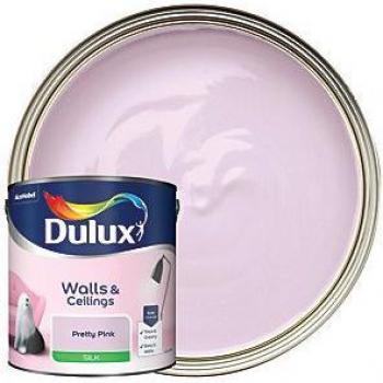 Dulux Silk Pretty Pink Emulsion Paint 2.5L