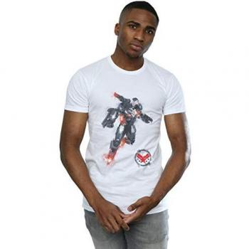 T-shirt Homme Marvel War Machine Peint Avengers Endgame L blanc