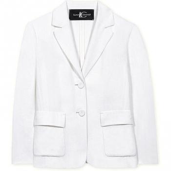 Leinblazer „Luisa Cerano“ in Weiß, Größe 42