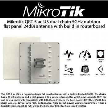 Mikrotik RB911G-5HPACD-QRT Antena CPE Gigabit Ethernet