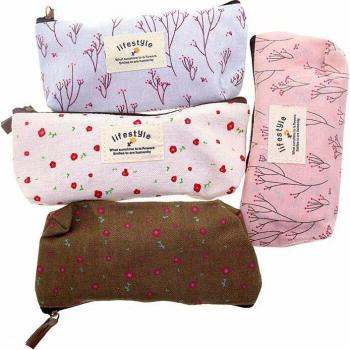 Versatile Floral Cosmetic Bag
