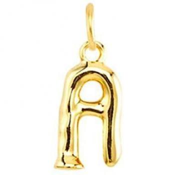 Silver-Plated A's Charm – UNOde50, Medium A Initial