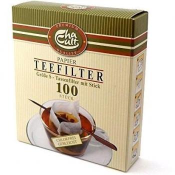 Tasse en papier pour infusion stick blanchi