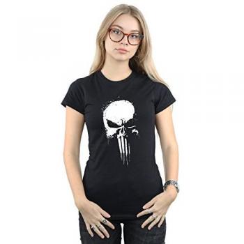 T-shirt femme The Punisher avec motif crâne