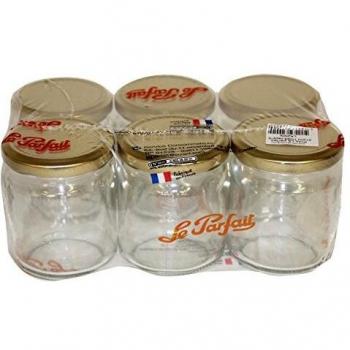 Pots à Miel 750 ML Couvercle T.O. 82 mm doré Pack de 6