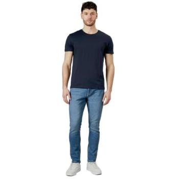 Burton Men’s 32S Stone Wash Slim Fit Jeans – Light Blue