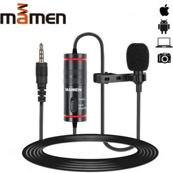 Mamen DualHead 4.2 m Micrófono Vlog Condensador SmartPhone
