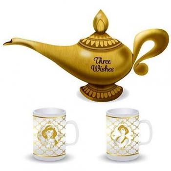 Disney Aladdin 3D Shaped Teapot and Glasses Set