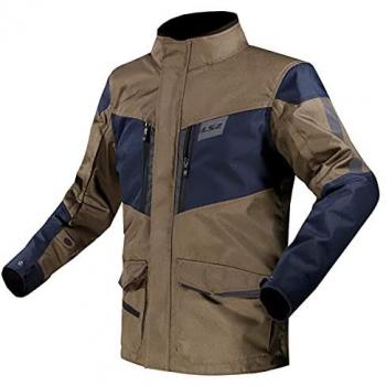 Giacca Metropolis EVO Tessuto LS2 Khaki-Blu-Arancio, Taglia L