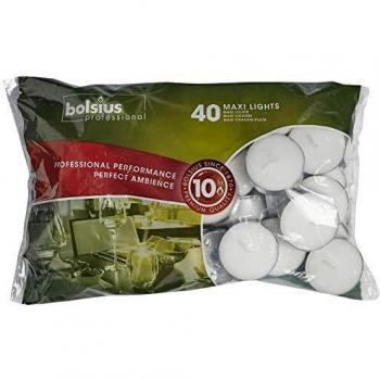 MegaTea Light Kit by Bolsius – 40 Count