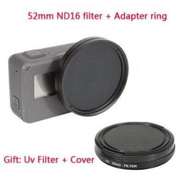 GoPro Hero 7/6/5 Accessories: 52mm Filter Set with Lens Cap