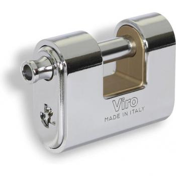Viro Panzer 78 mm: Lucchetto Anti-Drill in Ottone Forgiato