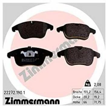 Plaquettes de frein ZIMMERMANN 22272.190.1 pour frein à disque
