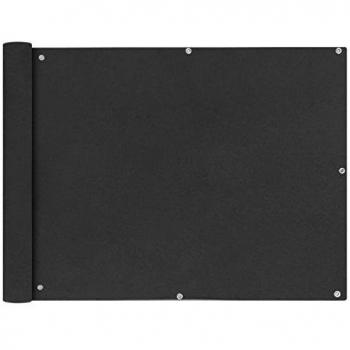 Oxford Fabric Balcony Divider 90x400 cm Anthracite