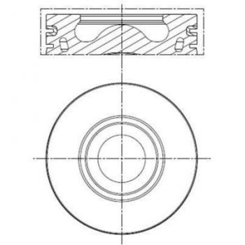 Piston MAHLE 86,25 mm – Canal de refroidissement intégré – Transit Mk6