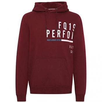 Herren Kapuzenpullover FQ1924 FQAugust aus 100% Baumwolle, rot (cabernet)