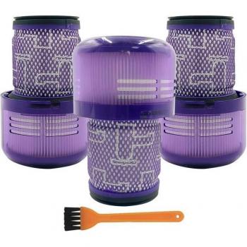 Roboparts Hepa Filter für Dyson V12 Slim, 3 Stück Staubsauger Zubehör