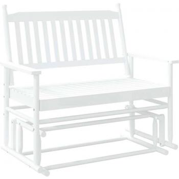 Banc à bascule extérieur en peuplier 118x70 cm