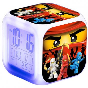 Ninjago Réveil Lumineux avec Alarme et Date
