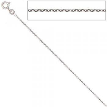 Damen Ankerkette 333 Weißgold 1,3 mm 36 cm