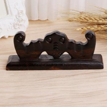 Boîte à outils de calligraphie en bois patiné