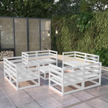 Lounge de Jardim Pinho Solid White – Set 9