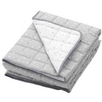 Coperta Double Face Italbaby Grigia per Lettino