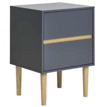 House Nordic Beistelltisch Bisley 40 × 55 cm, Grau (1769540)
