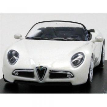 Alfa 8C Spider Bianche con Finish Metallico