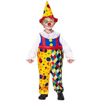 Costume Bambino Clown 4-5 ans 116 cm – Version en tissu stretch