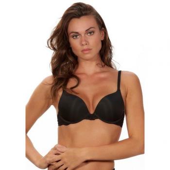 36A After Eden Gel Bra, Two‑Way Support, Underwire – Black