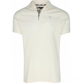 BARBOUR Poloshirt Regular Fit Weiß | Größe XXL