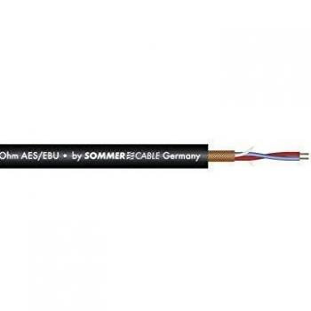 SOMMER CABLE Cavo Microfono Professionale AES/EBU 2×0.14 100m BK SC-Micro-St