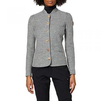 Maloja Stilvolle Felljacke aus Schafswolle – Damen, Grau, XS