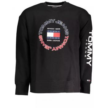 Tommy Hilfiger Black Long Sleeve Sweatshirt with Print