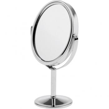 Compact Two-Sided Vanity Mirror