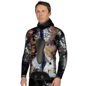 Omer Mix 3D Outdoor Jacke – 3 mm – Grüner, Brauner, Grauer Farbmix – XL