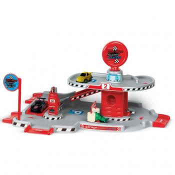 Garage per Bambini con Distributore di Auto e Livelli Superiori