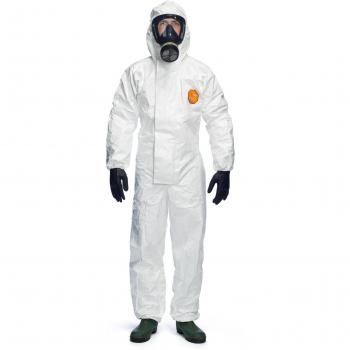 Dupont Tychem 4000S Chz5 Hooded Coverall White S TY4000BSS