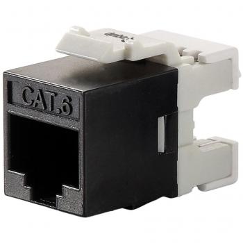 Kit 8 uds conector hembra rj45 utp cat6 slim panel keystone