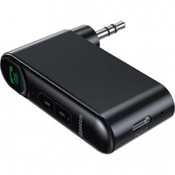 Receptor de Audio Baseus para Coche, Adaptador Bluetooth Manos Libres con Micrófono