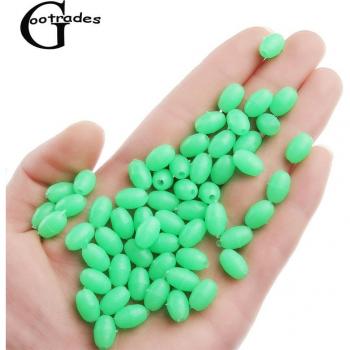 100Pcs Rubber Fishing Lure Beads