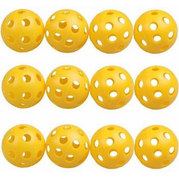 6Pcs Plastic Hollow Golf Balls