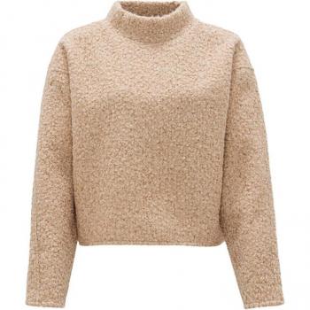 OPUS Boxy Fit Pullover Gojam beige Größe 40